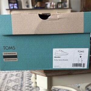 TOMS Men's Wyndon Sneakers in Putty Nylon and Suede